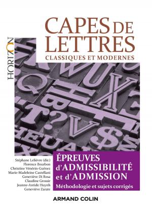 Cover of the book CAPES de Lettres - 3éd. by Jean-Claude Boyer, Laurent Carroué, Jacques Gras, Anne Le Fur, Solange Montagné-Villette