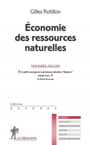 Cover of the book Économie des ressources naturelles by Peter WAGNER