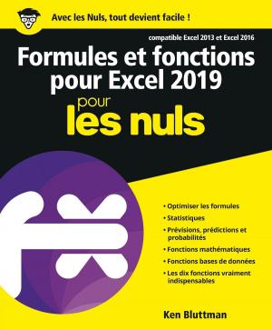 Cover of the book Formules et fonctions pour Excel 2019 pour les Nuls by Adam CORDEIRO, Emily NELSON