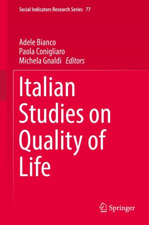 Cover of the book Italian Studies on Quality of Life by Paul Cuff