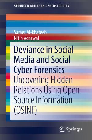 Cover of Deviance in Social Media and Social Cyber Forensics