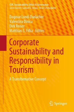 Cover of the book Corporate Sustainability and Responsibility in Tourism by Efe Sevin