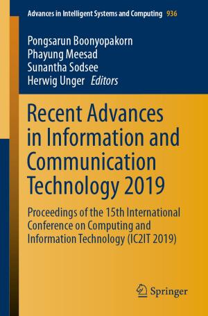 Cover of the book Recent Advances in Information and Communication Technology 2019 by Joe S. Jeffers