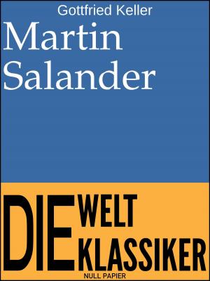 Cover of the book Martin Salander by Georg Ebers