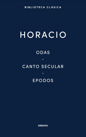 Book cover of Odas. Canto secular. Epodos