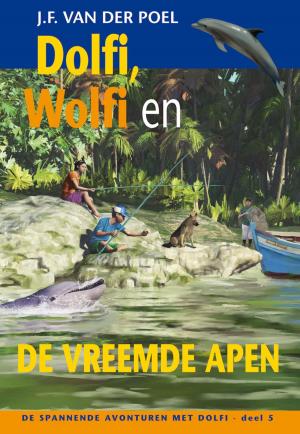 Book cover of Dolfi, Wolfi en de vreemde apen