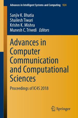 Cover of the book Advances in Computer Communication and Computational Sciences by Arup Maharatna