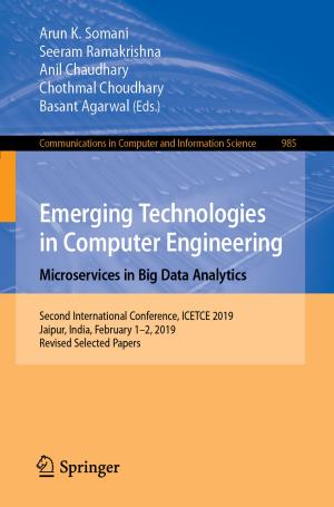 Cover of the book Emerging Technologies in Computer Engineering: Microservices in Big Data Analytics by Hongqing Song