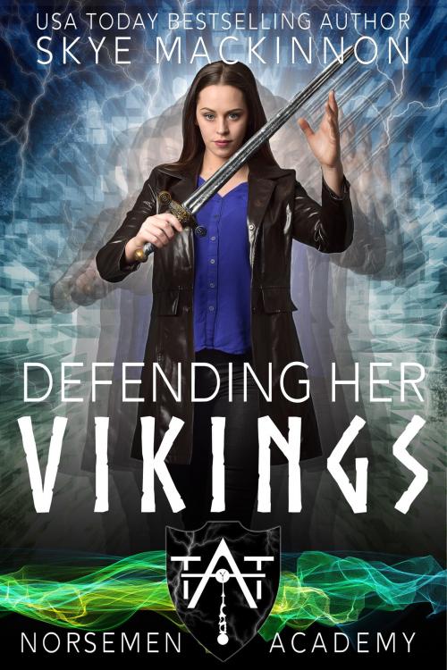 Cover of the book Defending Her Vikings by Skye MacKinnon, Peryton Press