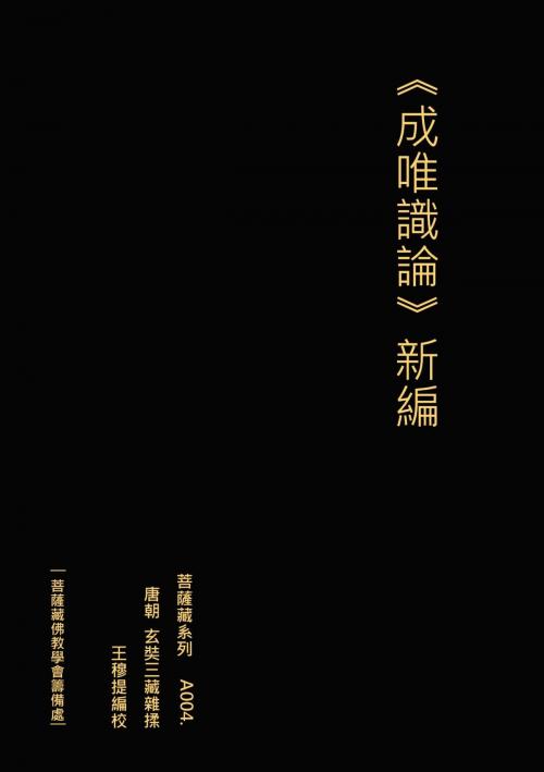 Cover of the book 《成唯識論》新編 by 王 穆提, 王 穆提