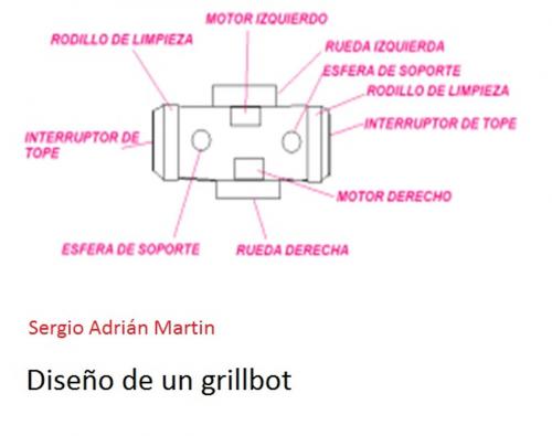 Cover of the book Diseño de un robot grillbot by Sergio Martin, Sergio Adrián Martin