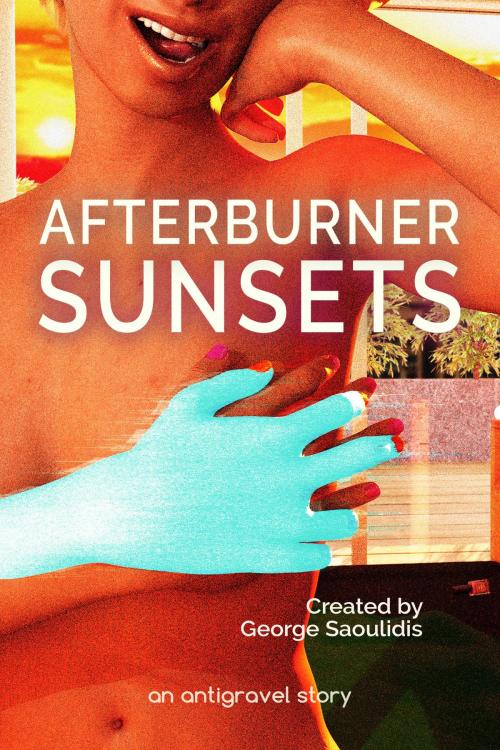Cover of the book Afterburner Sunsets by George Saoulidis, Mythography Studios