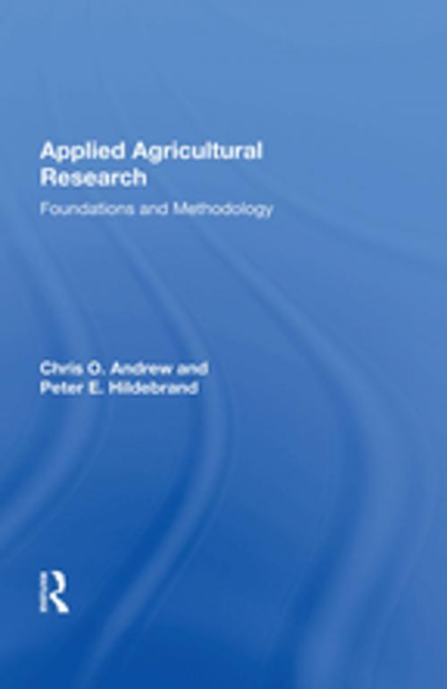 Cover of the book Applied Agricultural Research by Chris O Andrew, Taylor and Francis