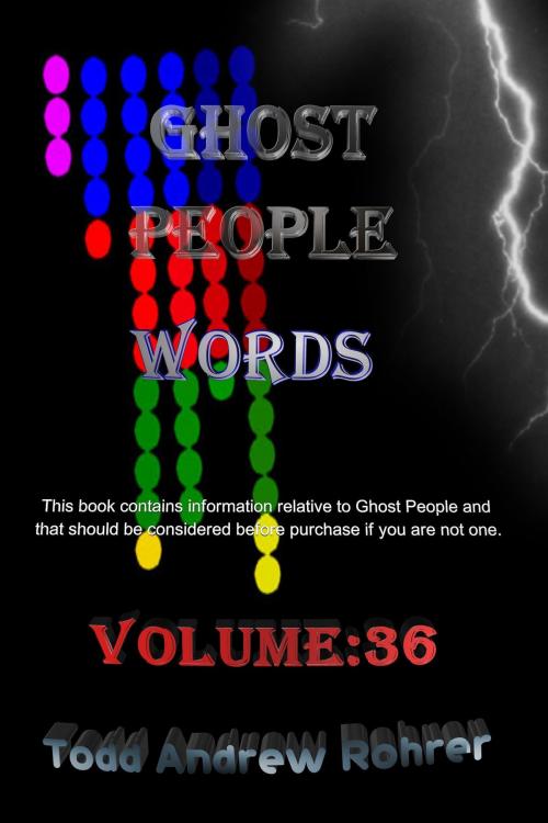 Cover of the book Ghost People Words: Volume:36 by Todd Andrew Rohrer, Todd Andrew Rohrer