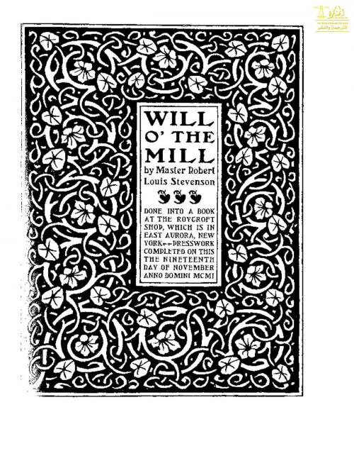 Cover of the book Will O' the Mill by Robert Louis Stevenson, Lighthouse Books for Translation Publishing