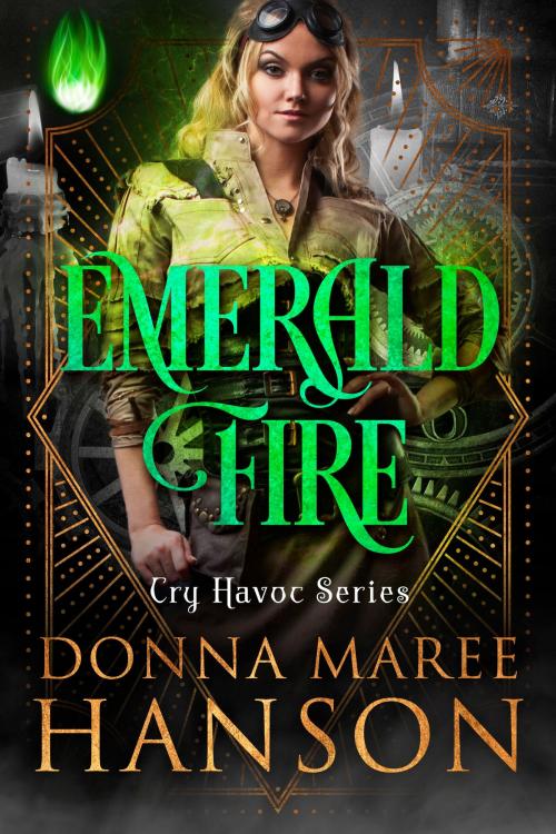 Cover of the book Emerald Fire by Donna Maree Hanson, Aust Speculative Fiction