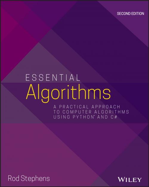 Cover of the book Essential Algorithms by Rod Stephens, Wiley