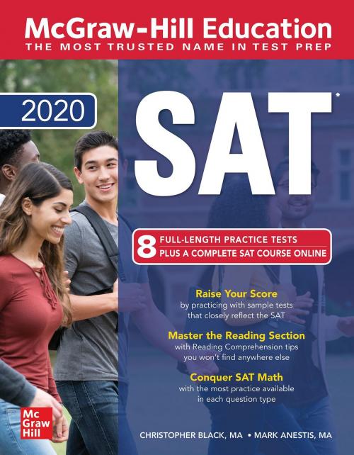 Cover of the book McGraw-Hill Education SAT 2020 by Christopher Black, Mark Anestis, McGraw-Hill Education