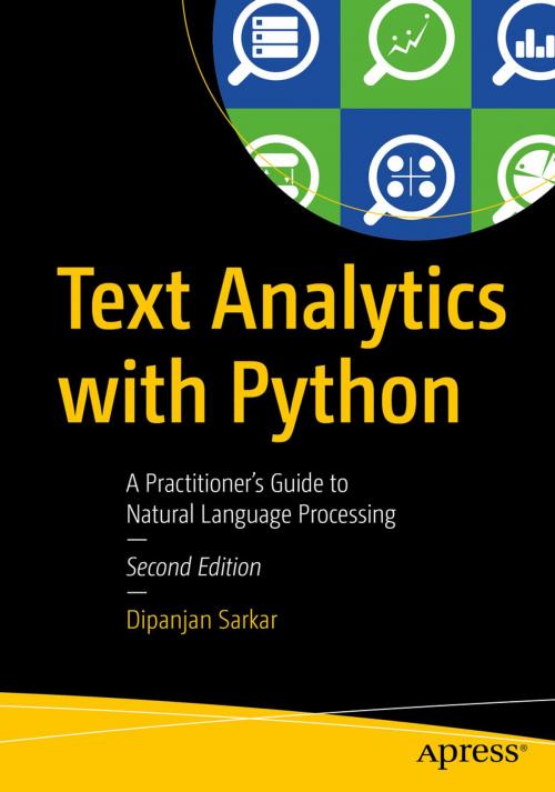Cover of the book Text Analytics with Python by Dipanjan Sarkar, Apress