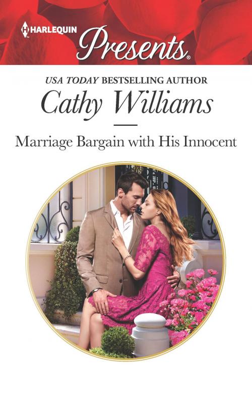 Cover of the book Marriage Bargain with His Innocent by Cathy Williams, Harlequin