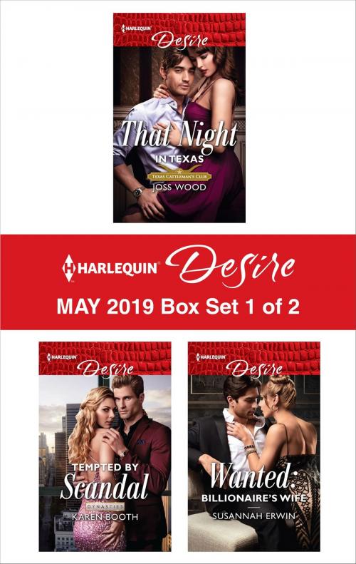 Cover of the book Harlequin Desire May 2019 - Box Set 1 of 2 by Joss Wood, Karen Booth, Susannah Erwin, Harlequin