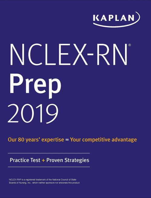 Cover of the book NCLEX-RN Prep 2019 by Kaplan Nursing, Kaplan Publishing