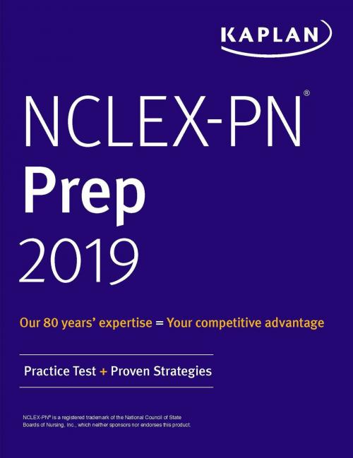 Cover of the book NCLEX-PN Prep 2019 by Kaplan Nursing, Kaplan Publishing