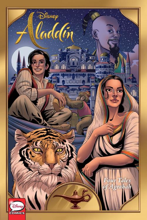 Cover of the book Disney Aladdin: Four Tales of Agrabah (Graphic Novel) by Corinna Bechko, Dark Horse Comics