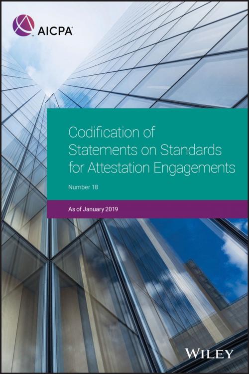 Cover of the book Codification of Statements on Standards for Attestation Engagements, January 2019 by AICPA, Wiley