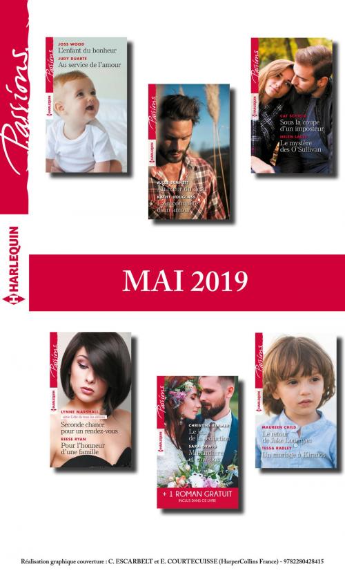 Cover of the book 12 romans Passions + 1 gratuit (n°791 à 796 - Mai 2019) by Collectif, Harlequin