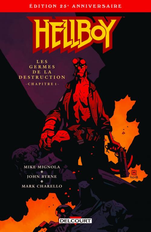 Cover of the book Hellboy #1 by Mike Mignola, Delcourt