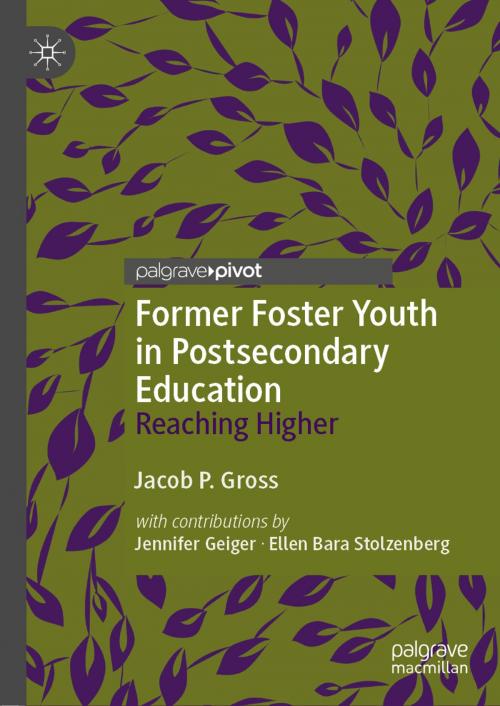 Cover of the book Former Foster Youth in Postsecondary Education by Jacob P. Gross, Jennifer Geiger, Ellen Bara Stolzenberg, Springer International Publishing