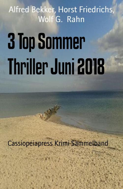 Cover of the book 3 Top Sommer Thriller Juni 2018 by Alfred Bekker, Horst Friedrichs, Wolf G. Rahn, BookRix