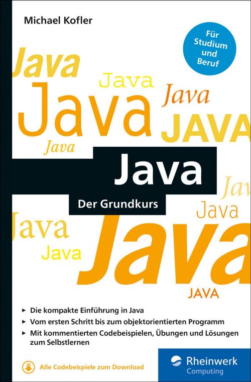 Cover of the book Java by Michael Kofler, Rheinwerk Computing