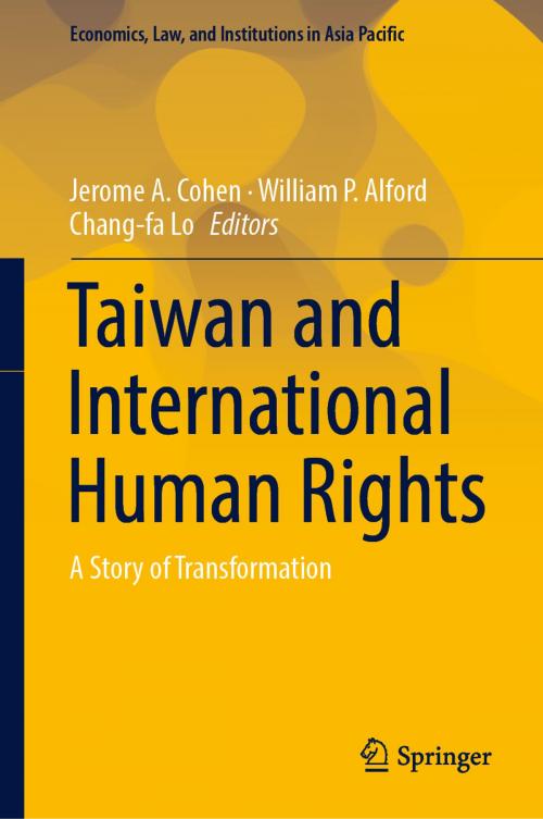 Cover of the book Taiwan and International Human Rights by , Springer Singapore