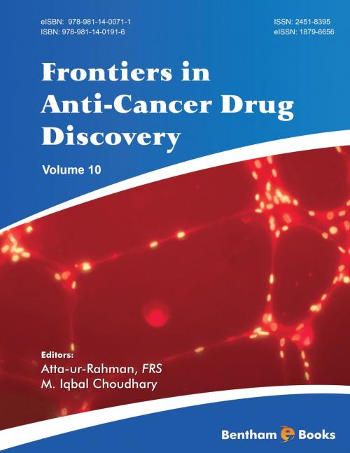 Cover of the book Frontiers in Anti-Cancer Drug Discovery Volume 10 by Atta-ur-Rahman, M. Iqbal Choudhary, Bentham Science Publishers