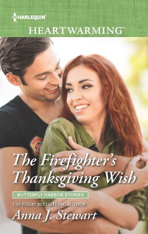 Book cover of The Firefighter's Thanksgiving Wish