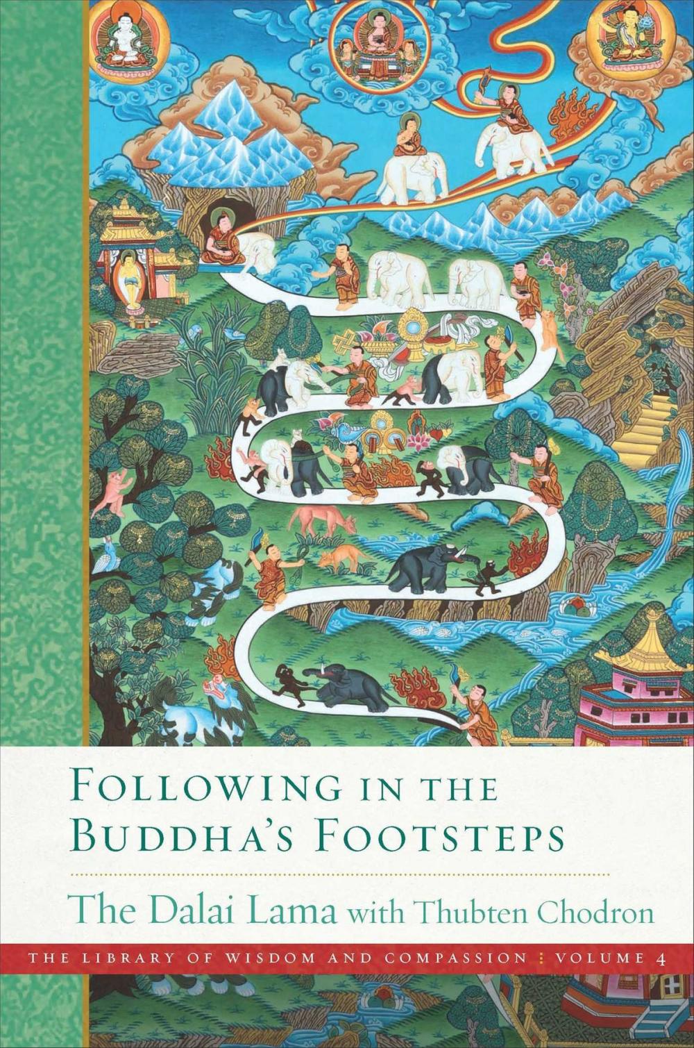 Big bigCover of Following in the Buddha's Footsteps
