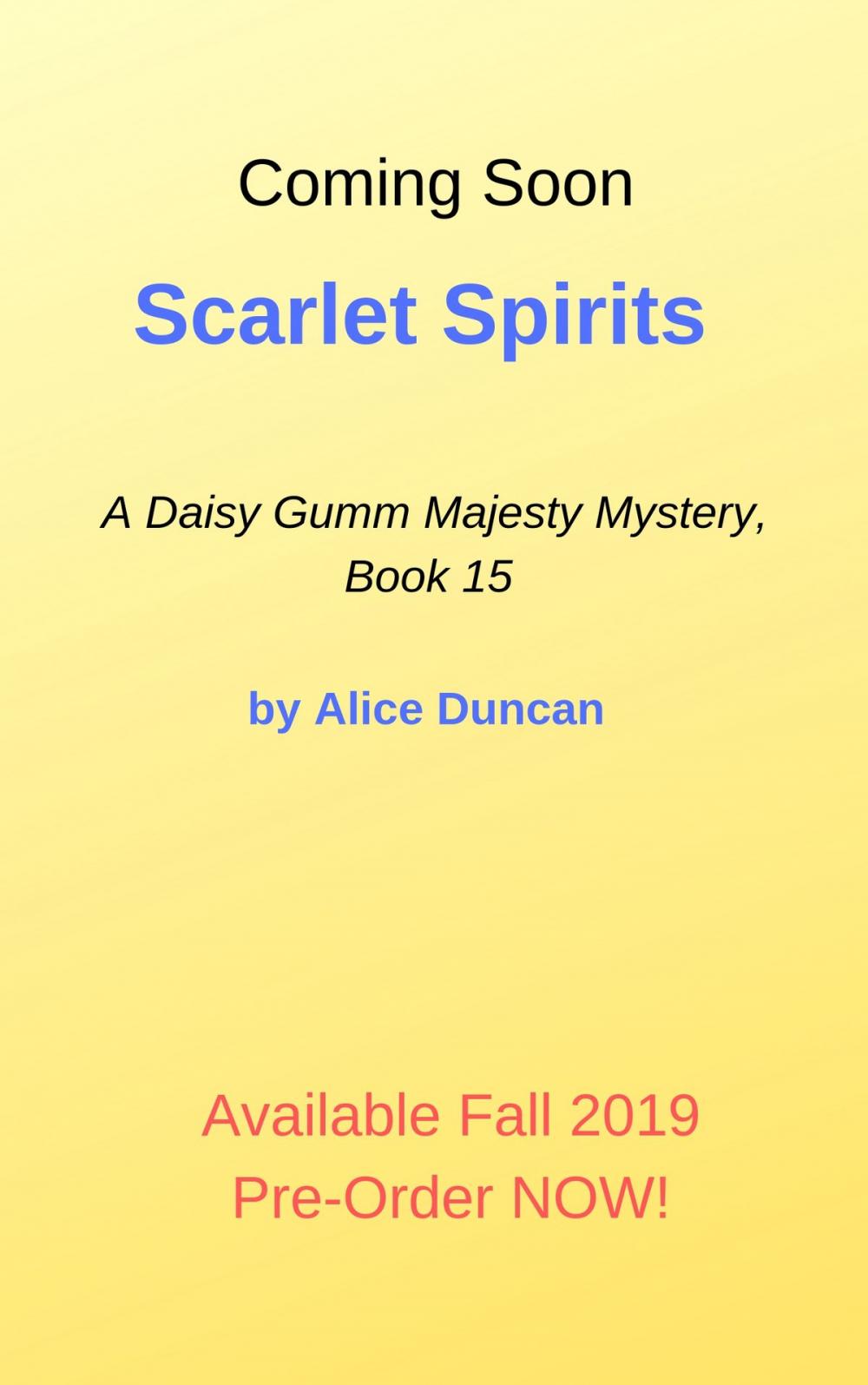 Big bigCover of Scarlet Spirits (A Daisy Gumm Majesty Mystery, Book 15)
