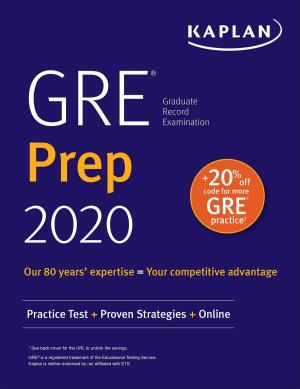 Cover of GRE Prep 2020