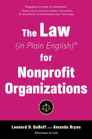 Book cover of The Law (in Plain English) for Nonprofit Organizations