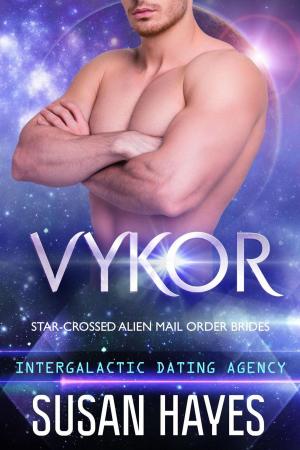Book cover of Vykor: Star-Crossed Alien Mail Order Brides (Intergalactic Dating Agency)