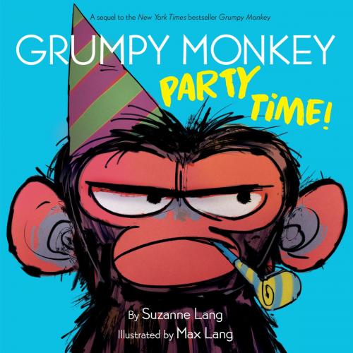 Cover of the book Grumpy Monkey Party Time! by Suzanne Lang, Random House Children's Books