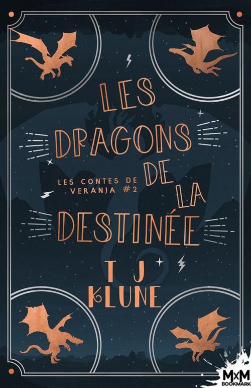 Cover of the book Les dragons de la destinée by T.J. Klune, MxM Bookmark