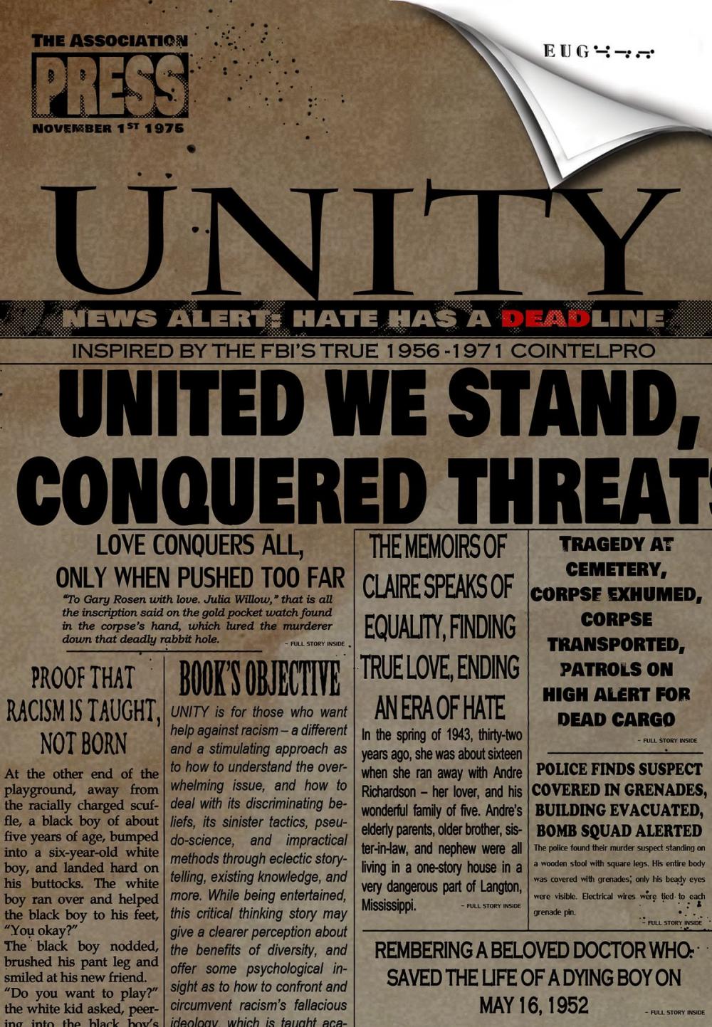 Big bigCover of UNITY – NEWS ALERT: HATE HAS A DEADLINE