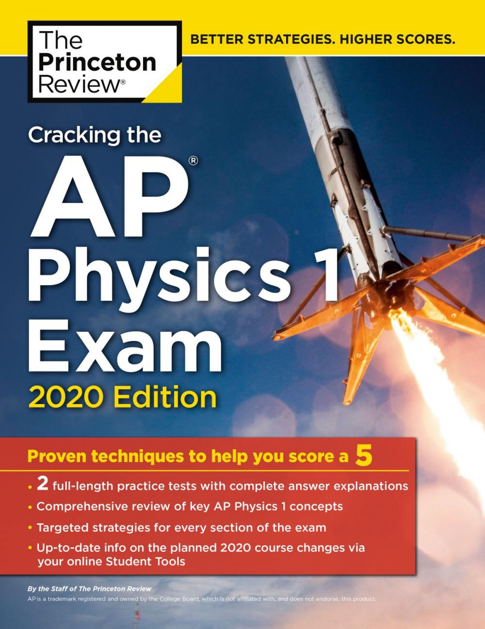 Big bigCover of Cracking the AP Physics 1 Exam, 2020 Edition