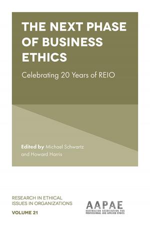 Cover of the book The Next Phase of Business Ethics by 