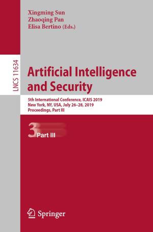 Cover of the book Artificial Intelligence and Security by Susan Ledger, Lesley Vidovich, Tom O'Donoghue