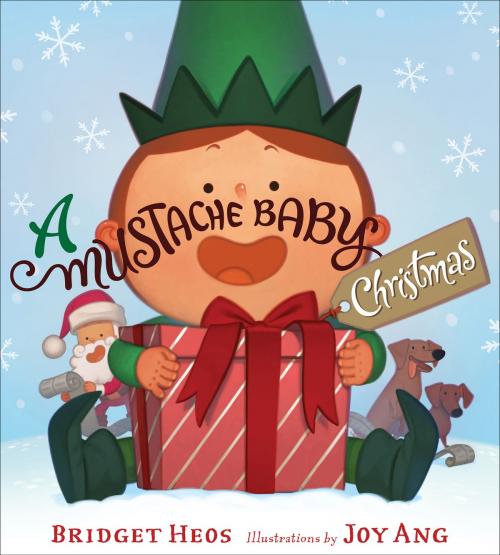 Cover of the book A Mustache Baby Christmas by Bridget Heos, HMH Books