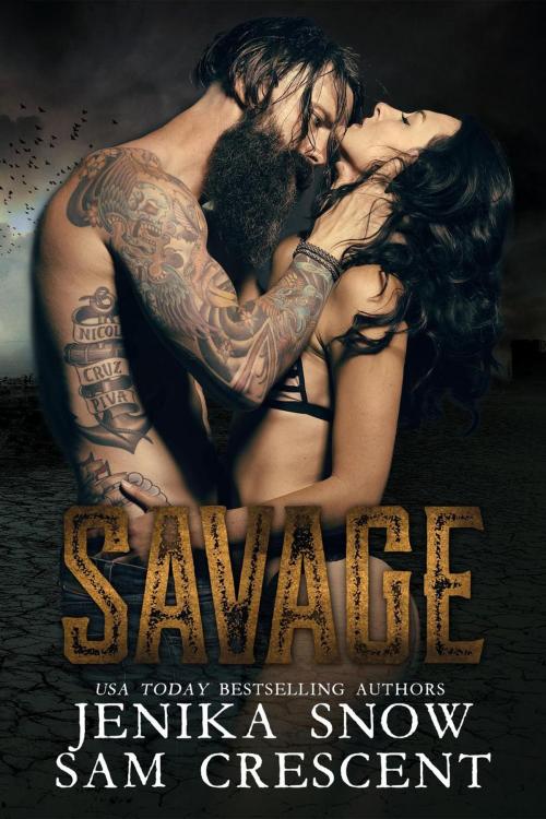 Cover of the book Savage (The End, 1) by Jenika Snow, Sam Crescent, Crescent Snow Publishing